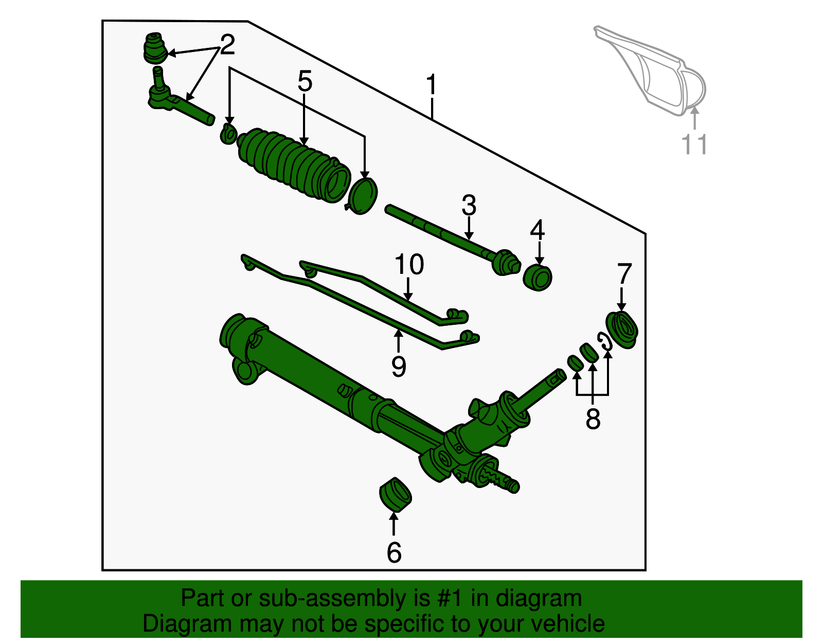 Steering Gear - GM (19330458)