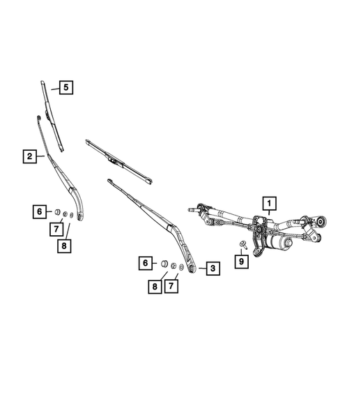 Wiper and Washer System for 2022 Jeep Renegade | My Mopar Parts 
