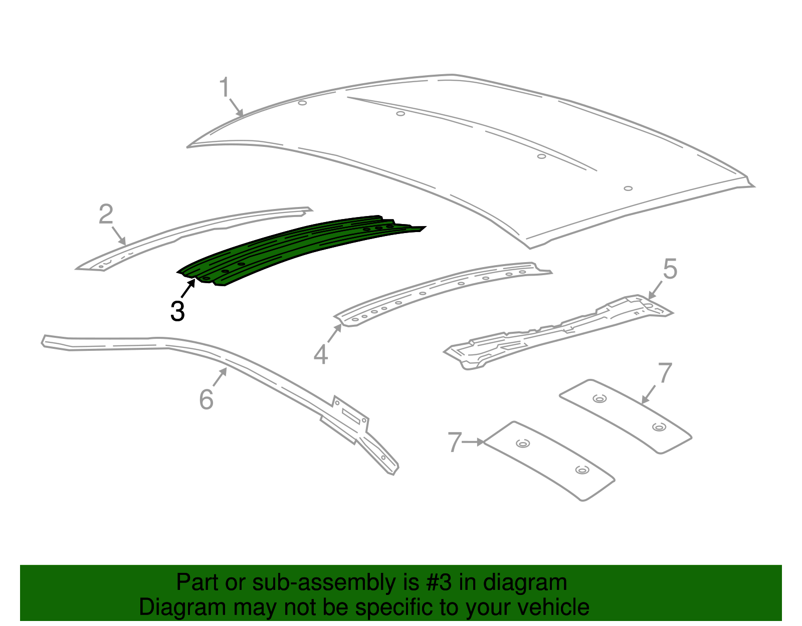 Front Bow - Ford (GD9Z-5451272-A)