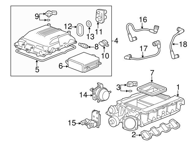 Genuine GM Sensor 12614717