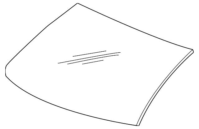 Back Glass - Ford (YW7Z-5442006-AA)