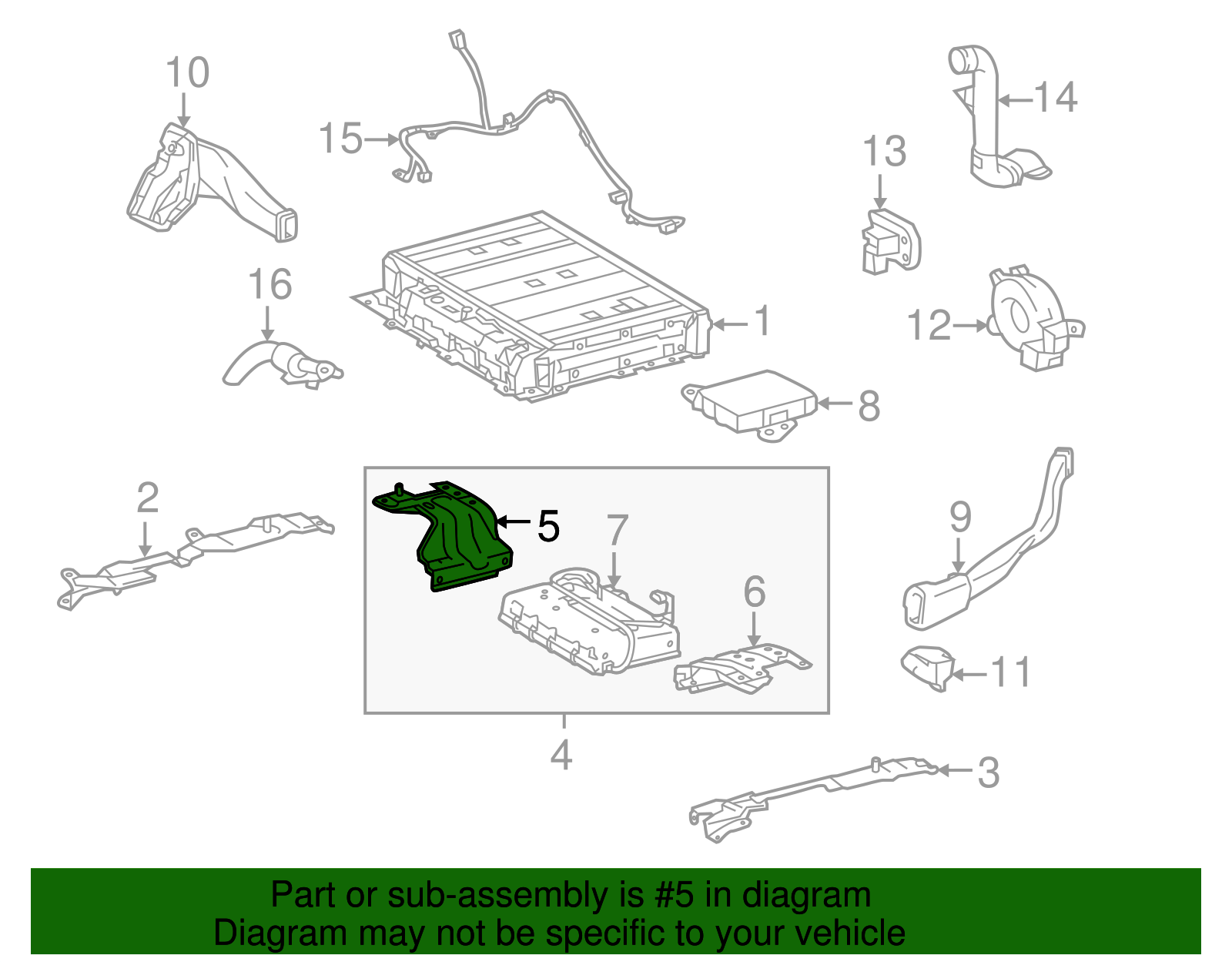 Battery Charger Bracket - Toyota (G926F-47010)