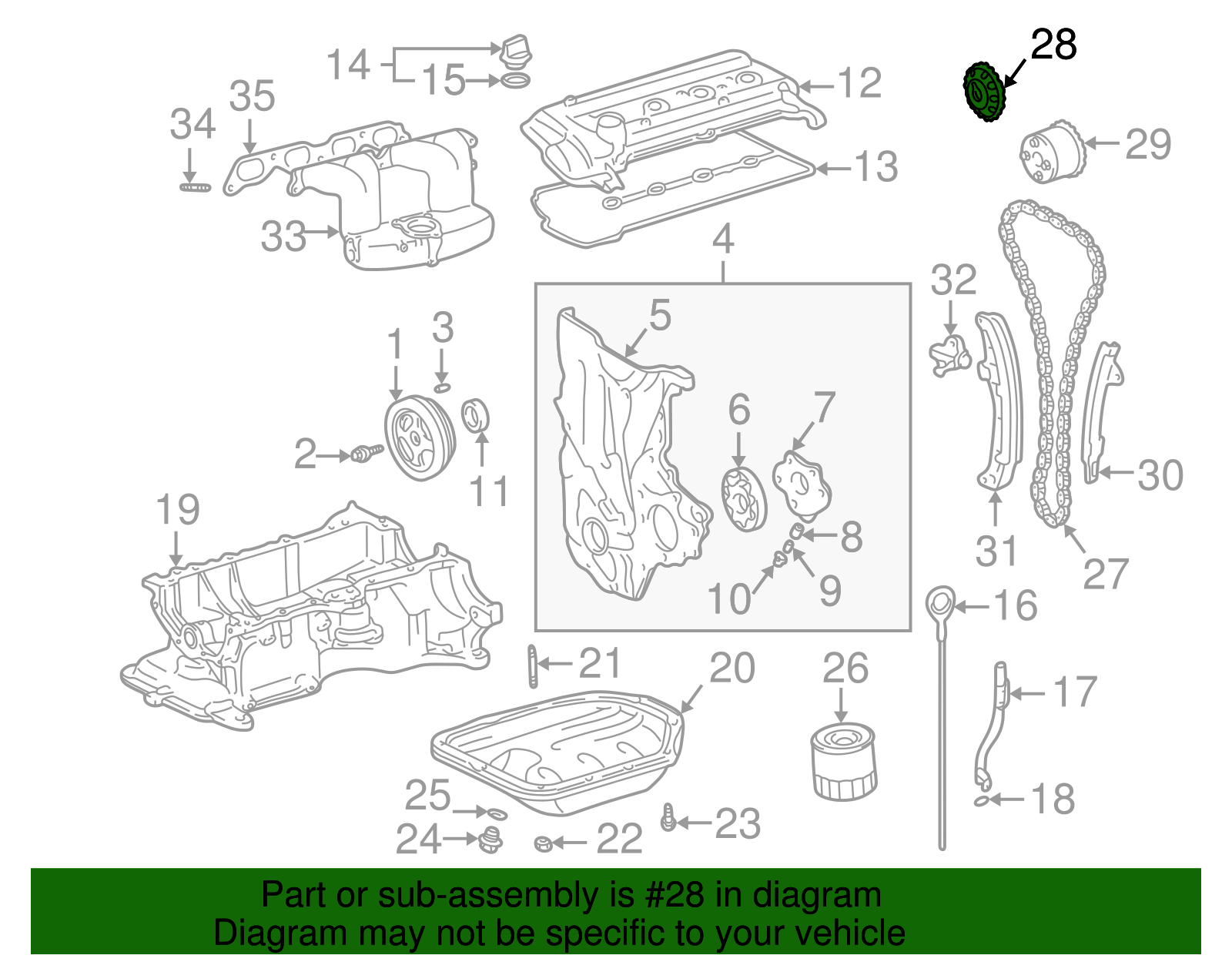Timing Gear - Scion (13523-21020)