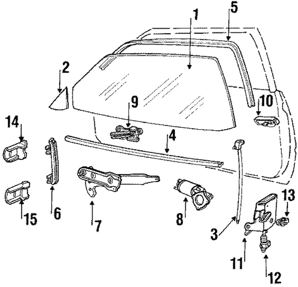 Hinge - Ford (E7ZZ-6122820-B)