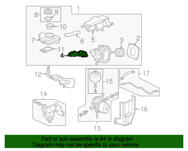 01461SNCA02 Master Cylinder Set 20062008 Honda Civic Genuine