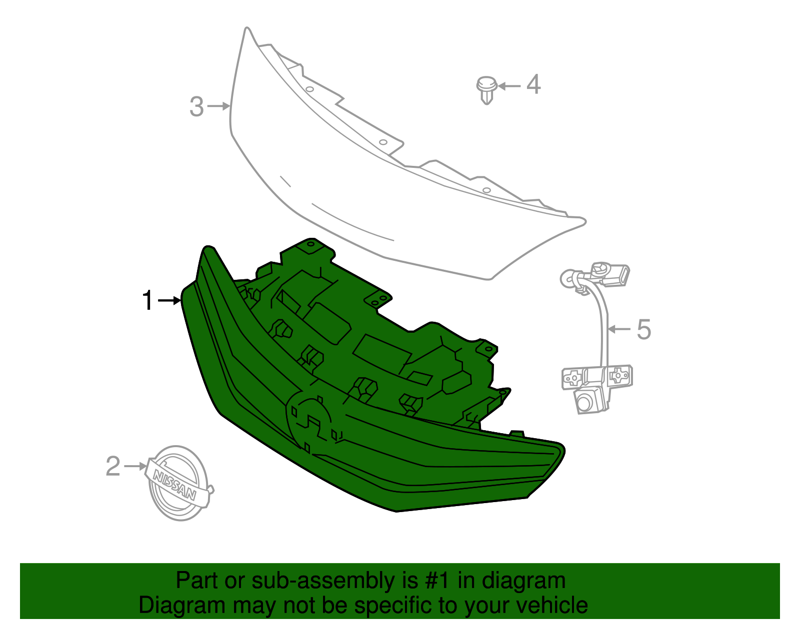 623109ME0A 20172019 Nissan Versa Note Grille Assembly Anicra