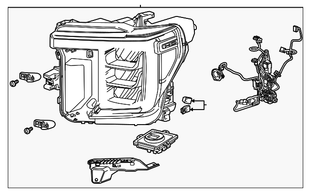 2020-2023 GMC Sierra 1500 Headlamp 86788464 | TascaParts.com