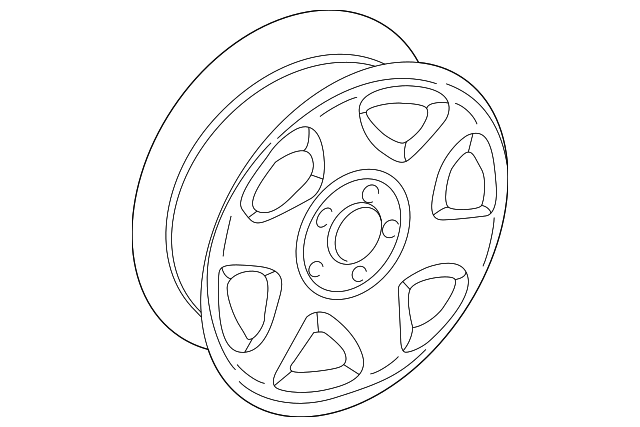 Wheel Assembly, 16X6.5 - GM (09594038)