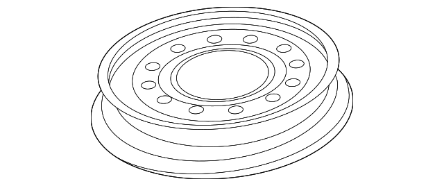 Wheel Assembly, 16X4 Compact Spa - GM (09595201)