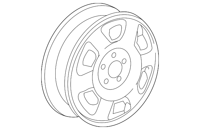 Wheel Assembly, 15X6 - GM (09594032)
