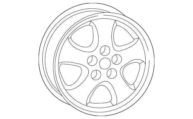 Wheel, 16X6.5                            *Silver Spark - GM (09594932)