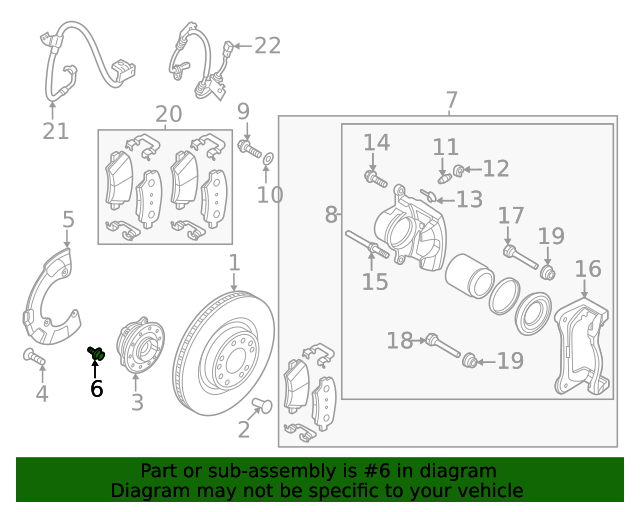 Genuine Splash Shield Bolt for 2010-2024 Hyundai | Part# 11403-06106-K ...