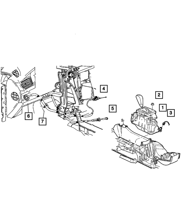 5310000AD Transmission Shifter 20042005 Chrysler Pacifica Mopar