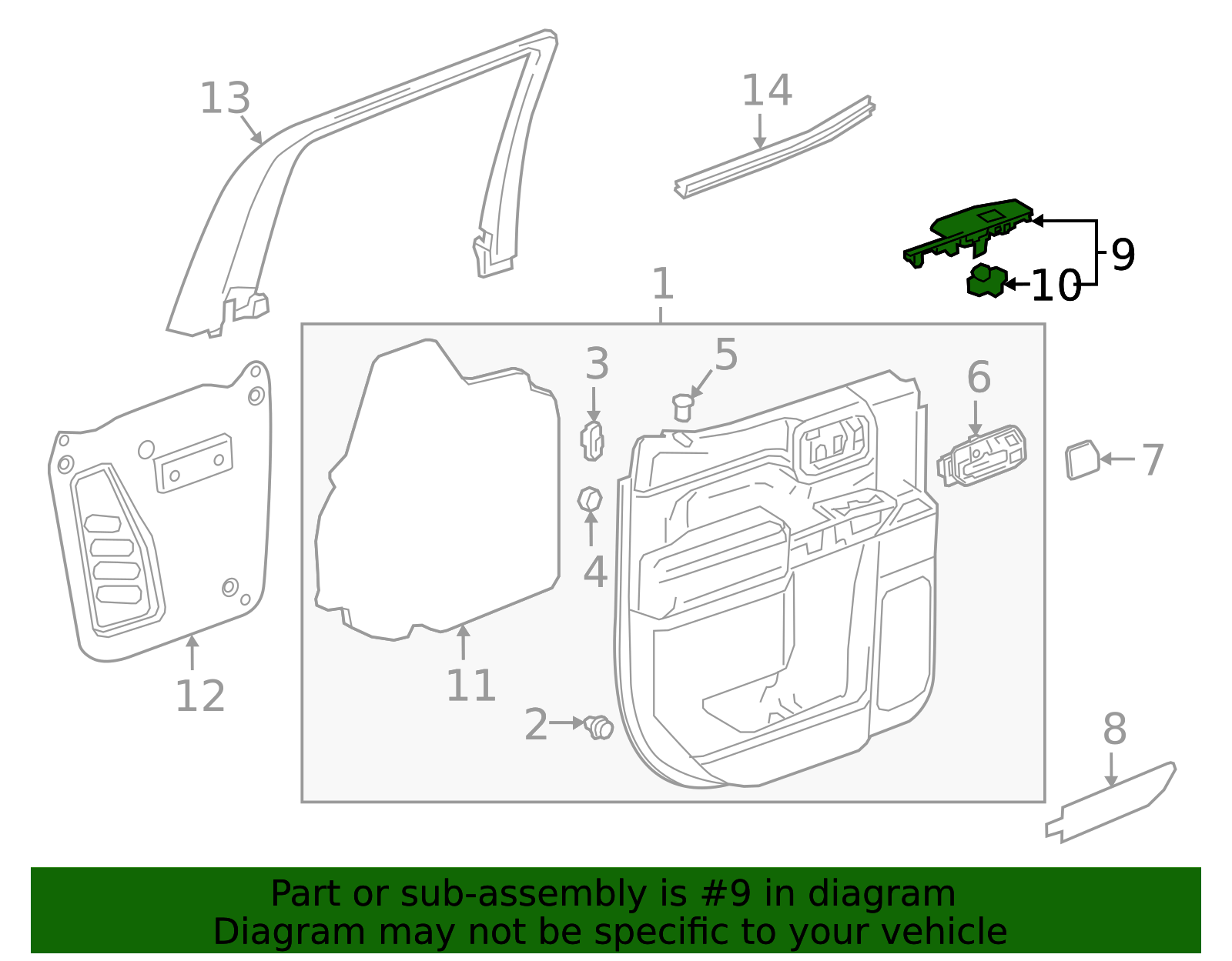 Switch Panel - GM (87849935)