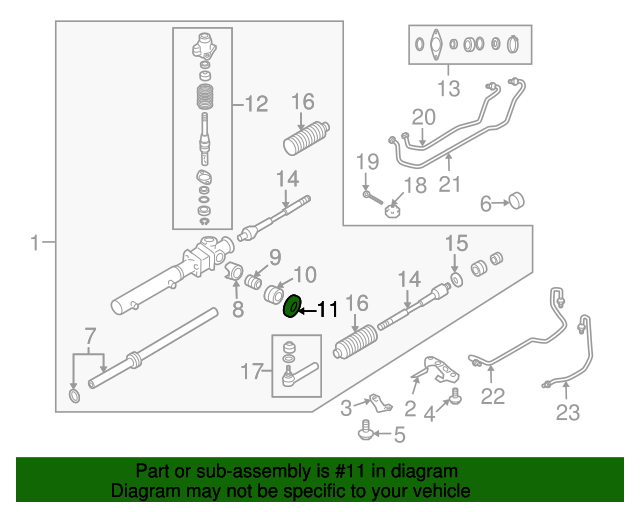 20052014 Subaru Lock Nut 34192AG00A9E Subaru Parts Store