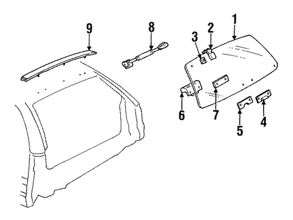 High Mount Lamp - GM (5977363)