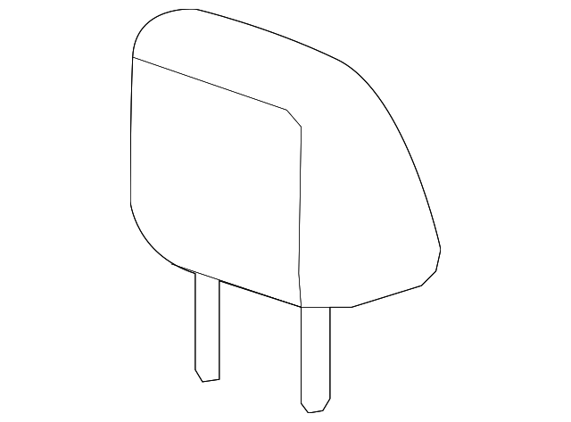 Medium Cashmere Rear Seat Head Restraint (25797871)
