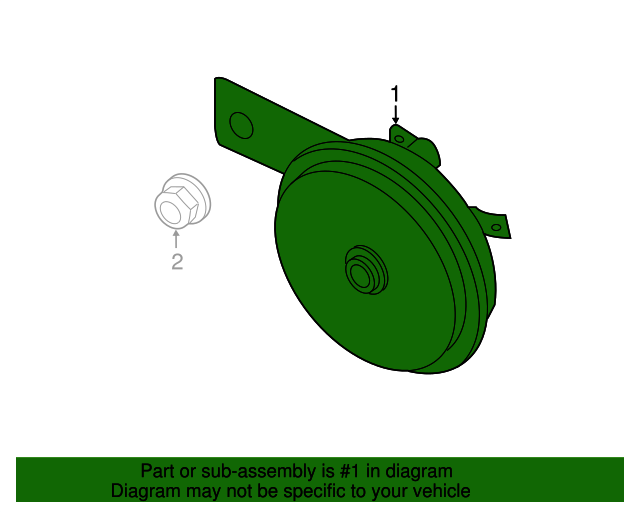 20172020 Nissan NV200 Horn 256209HM0A