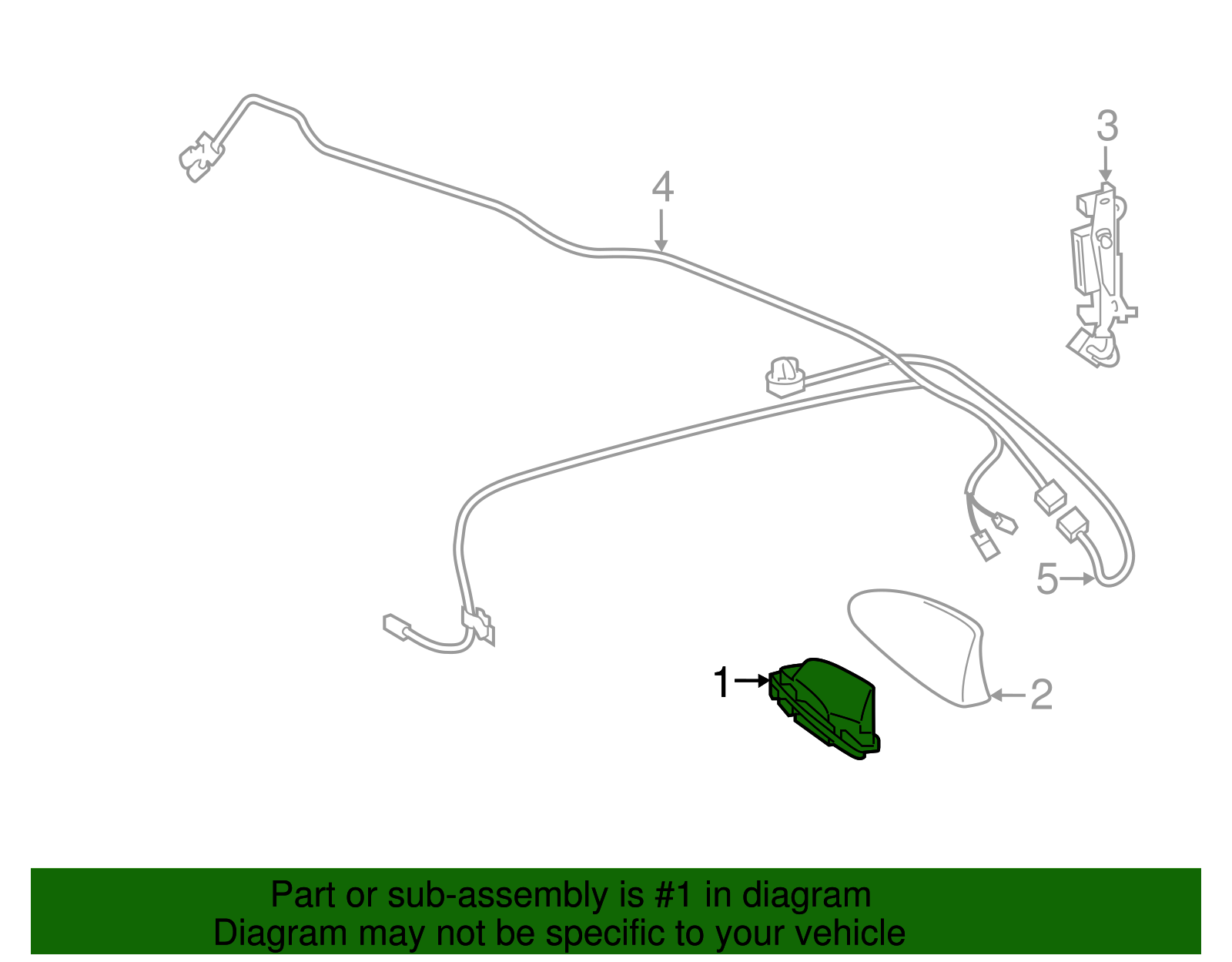 Antenna - Toyota (86760-60130)
