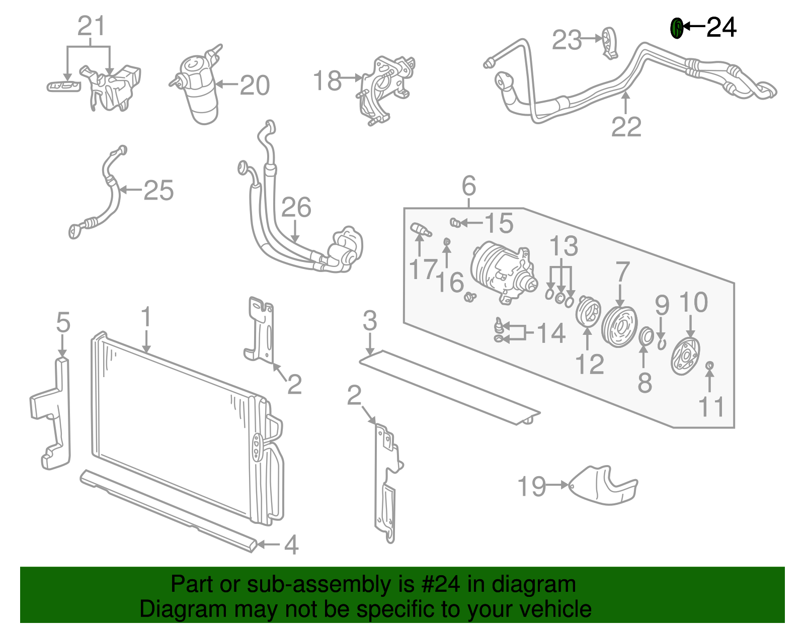 Return Line Assembly Clamp - GM (25671134)