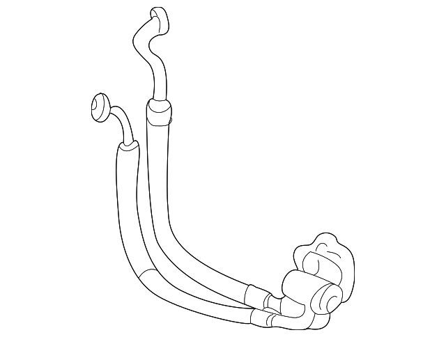 Air Conditioning Compressor and Condenser Hose Assembly - Buick (25758321)