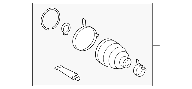 Inner Boot - Toyota (04439-0T012)