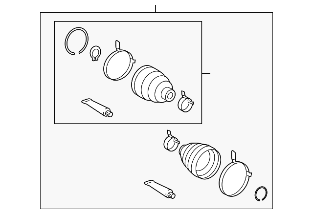 Boot Kit - Toyota (04429-0E011)
