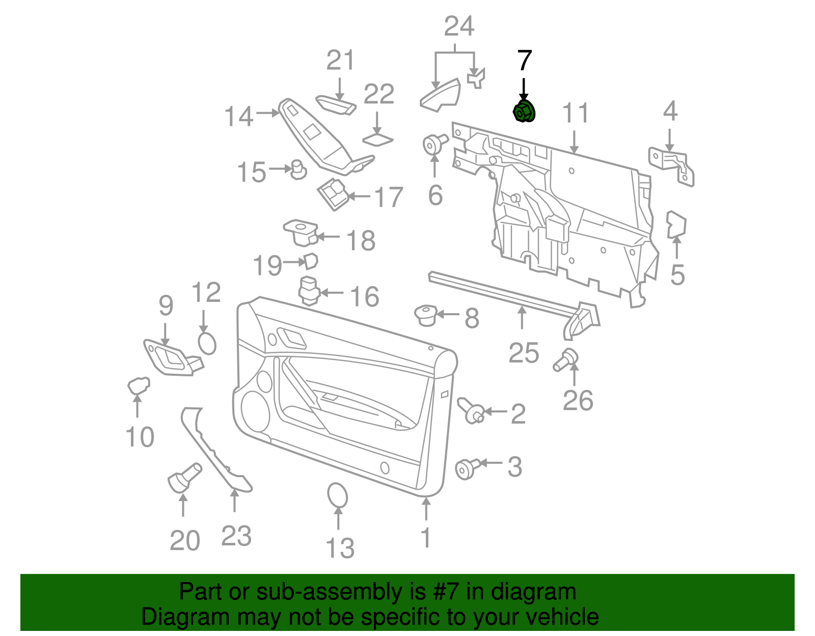 Multi-Purpose Nut - GM (11588574)