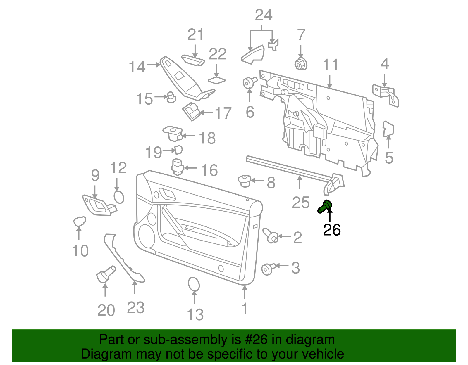Multi-Purpose Clip - GM (20699808)