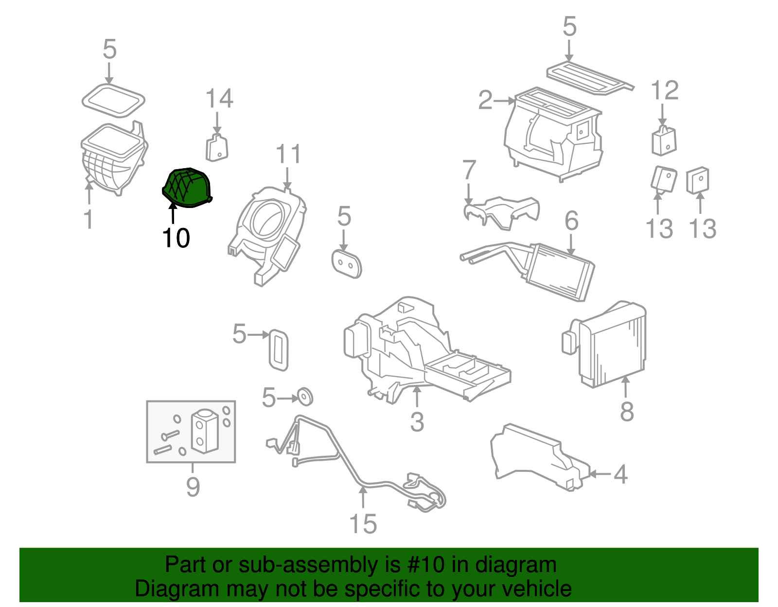 Air Cleaner Outlet Duct - GM (15065108)