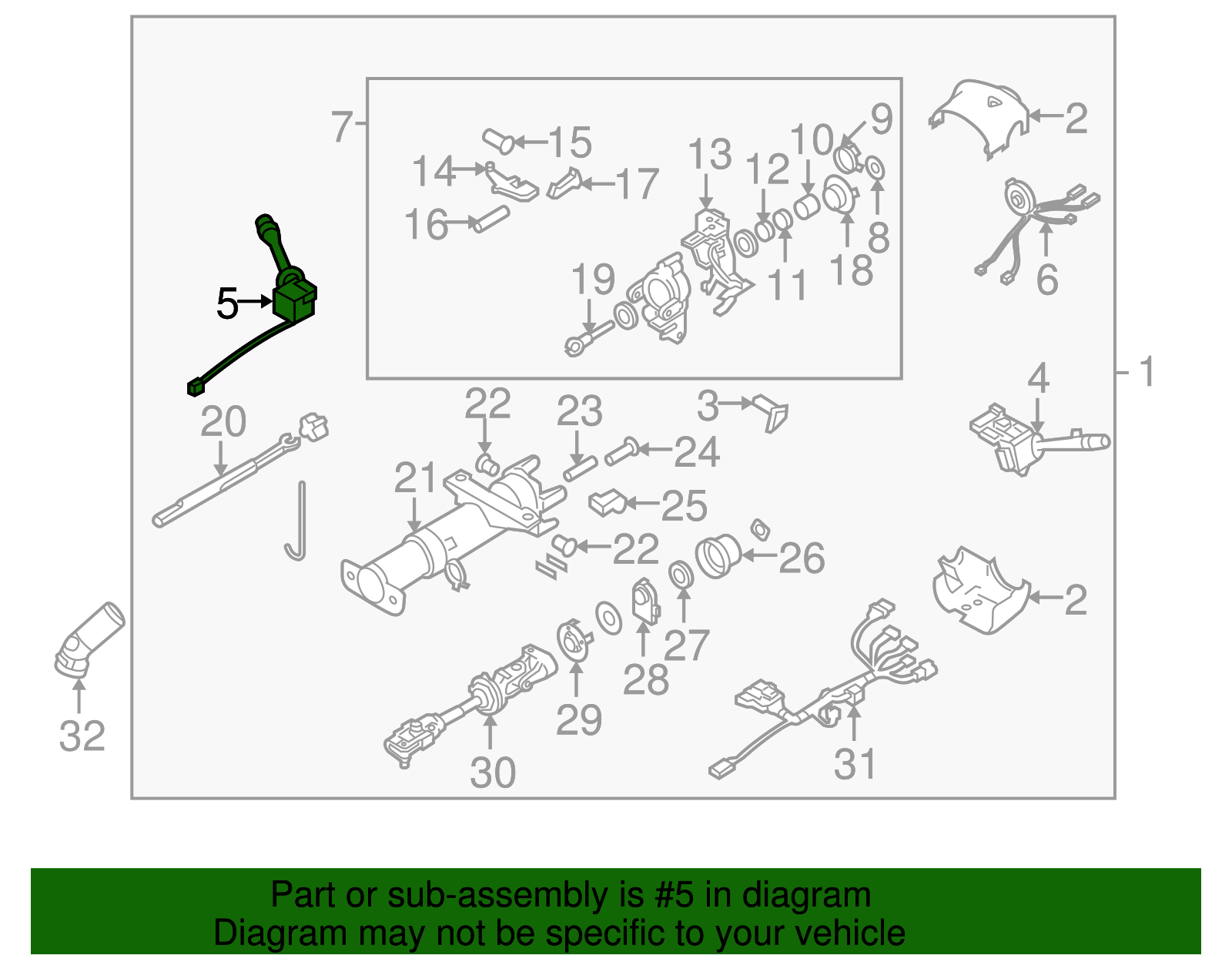 Windshield Wiper and Windshield Washer Switch - GM (1999365)