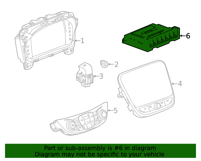 20162018 GM Body Control Module 13594587 Auto Parts Express