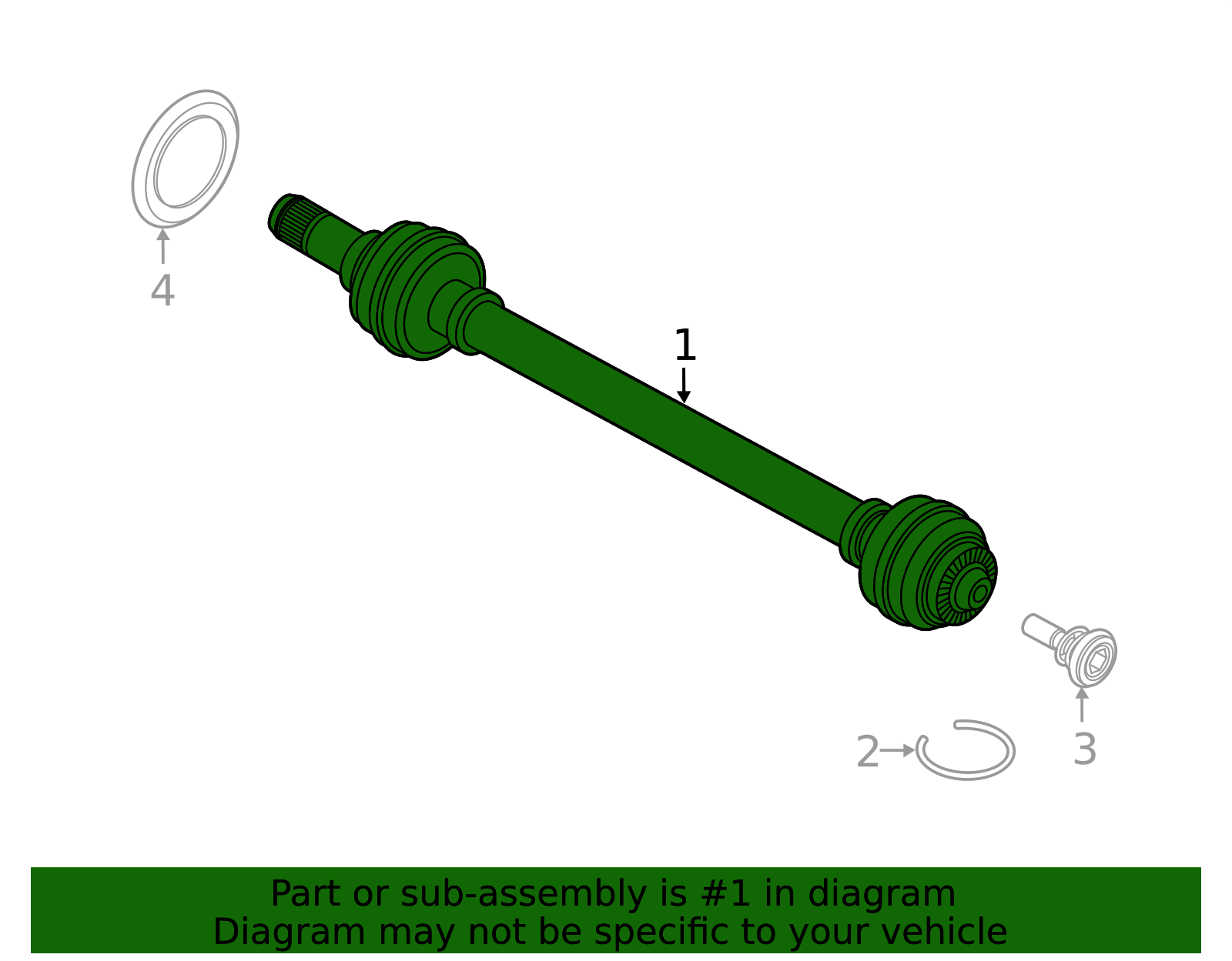 OEM 2020-2025 Toyota GR Supra Cv Axle Assembly Part # 42330-WAA07 ...