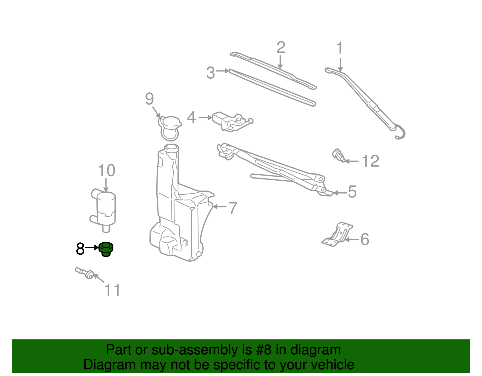 Grommet, Wswa Solv Cntnr - GM (88944336)