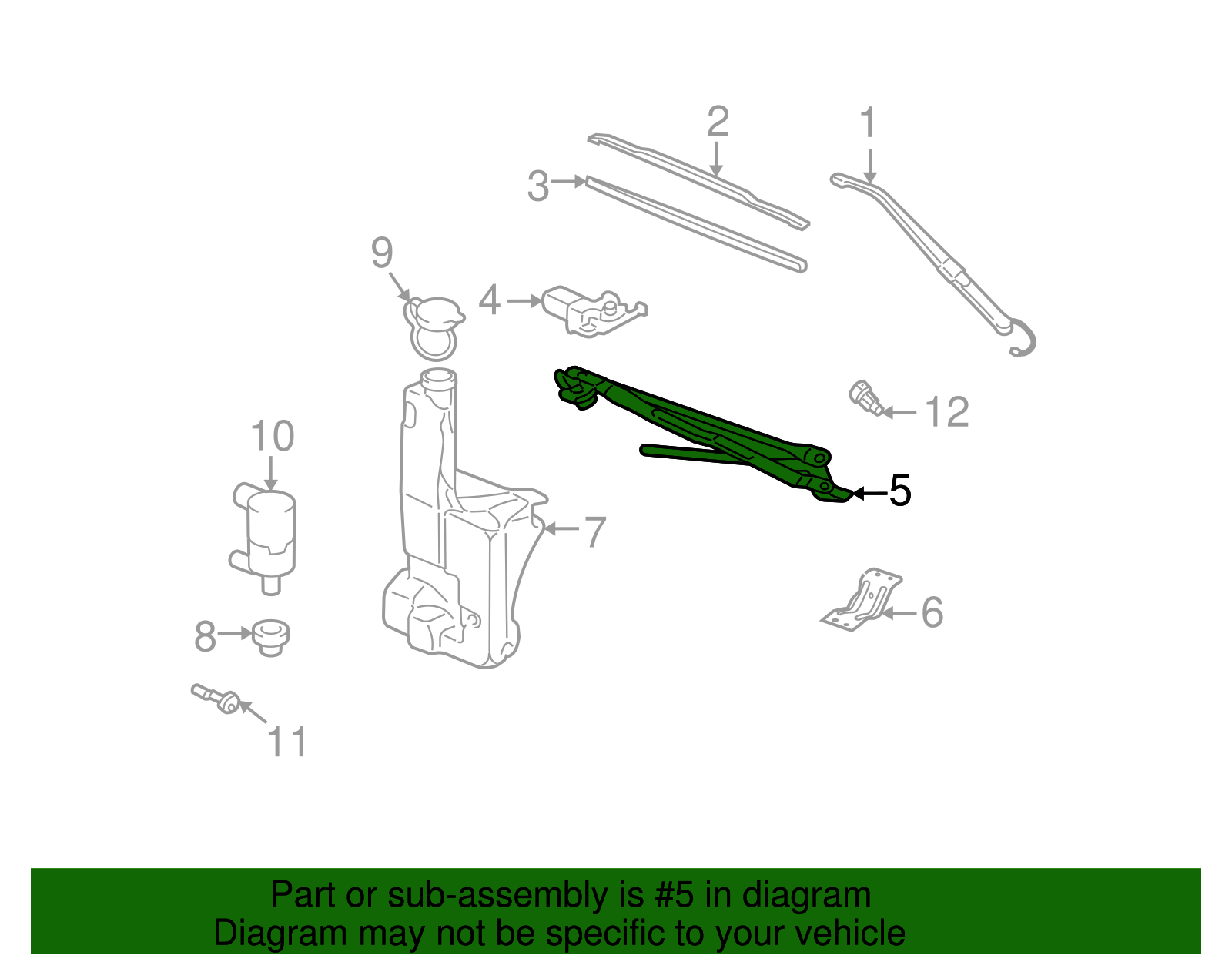 Windshield Wiper System Module - GM (25915133)