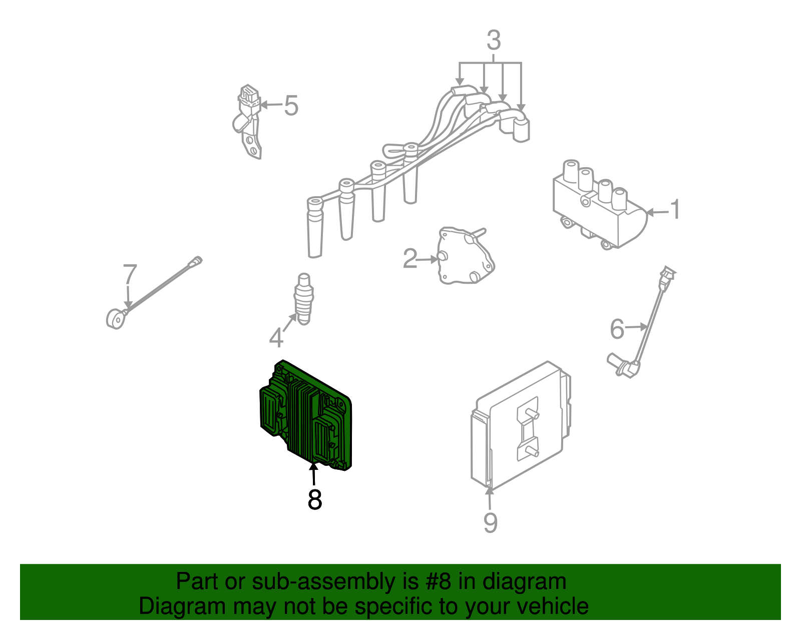 Engine Control Module - GM (96851099)