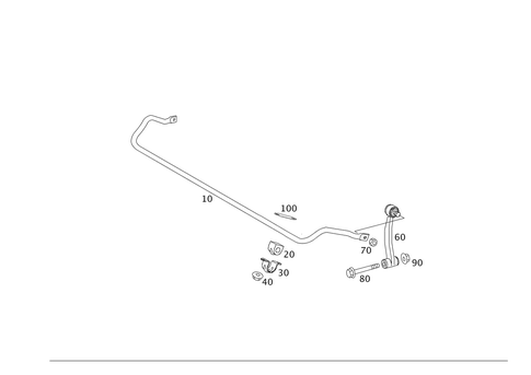 Rear Torsion Bar-Standard Spring Suspension for 2005 Mercedes-Benz ...