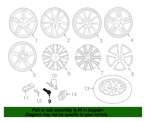 2010-2023 Porsche Wheel Bolt WHT-006-978 | Porsche Marin