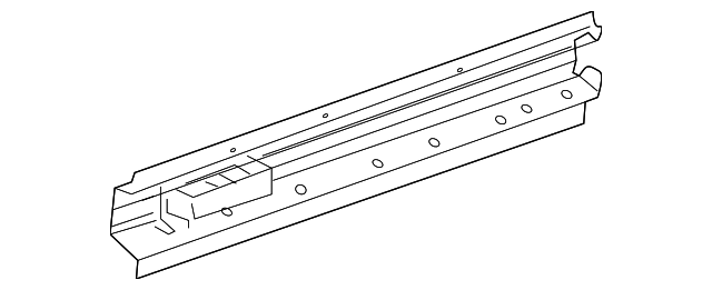 Passenger Side Front Outer Rocker Panel Reinforcement with Braces - GM (96847903)