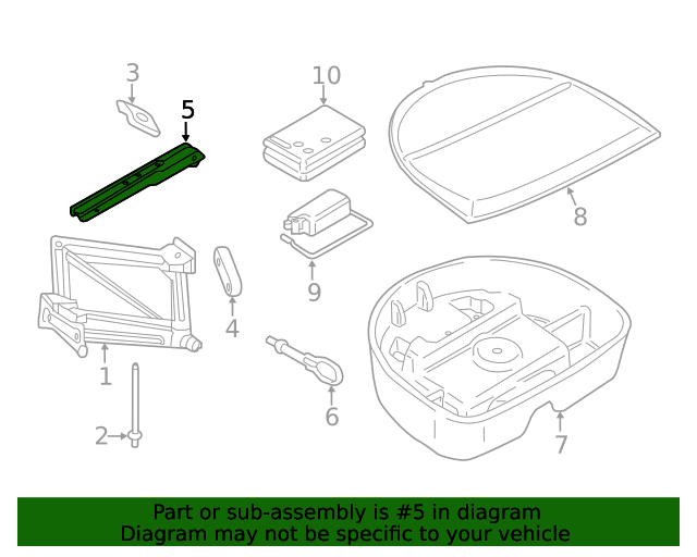 20152023 Ford Lug Wrench EM2Z17032B QuirkParts