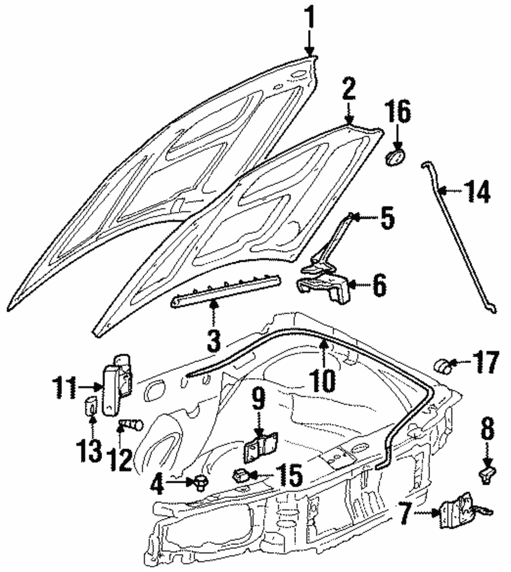 Release Cable - Ford (YS8Z-16916-AA)