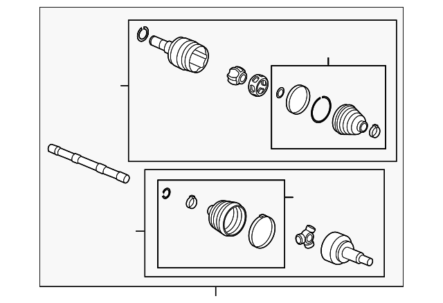 Front Half-Shaft Assembly (15886012)