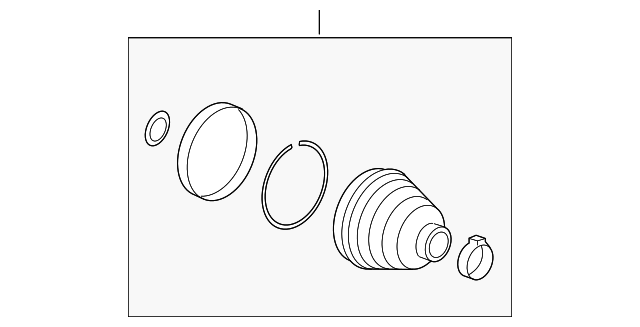 Boot Kit, Front Whl Drv Shf Cv Jt - GM (10359474)