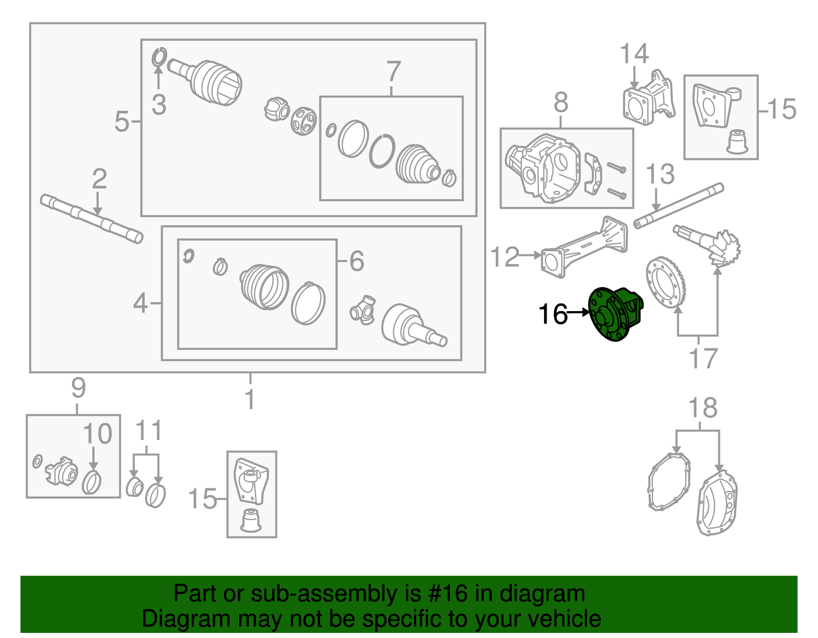 Differential Case - GM (12479242)