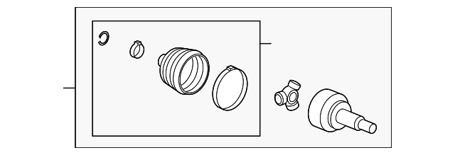 Joint Kit, Front Whl Drv Shf C/V - GM (10359477)