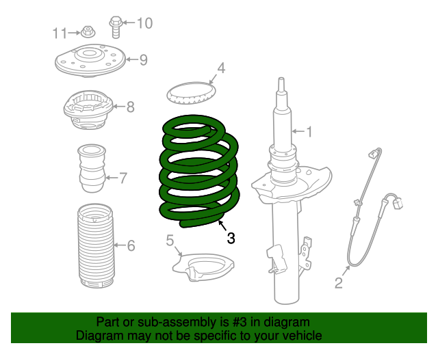 20122019 Land Rover Range Rover Evoque Coil Spring LR024492 OEM