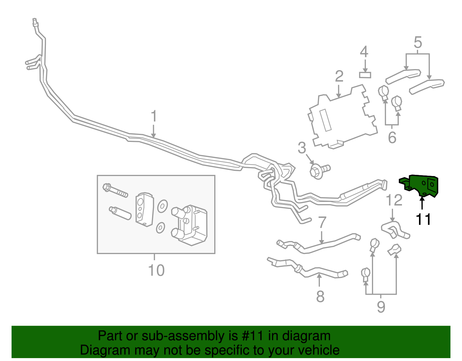 F (S)Bracket - Cadillac (84145219)