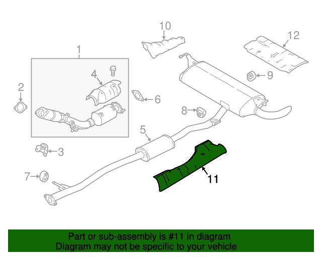 20172022 Nissan Rogue Sport Heat Shield 74758DF30A OEM Parts Online
