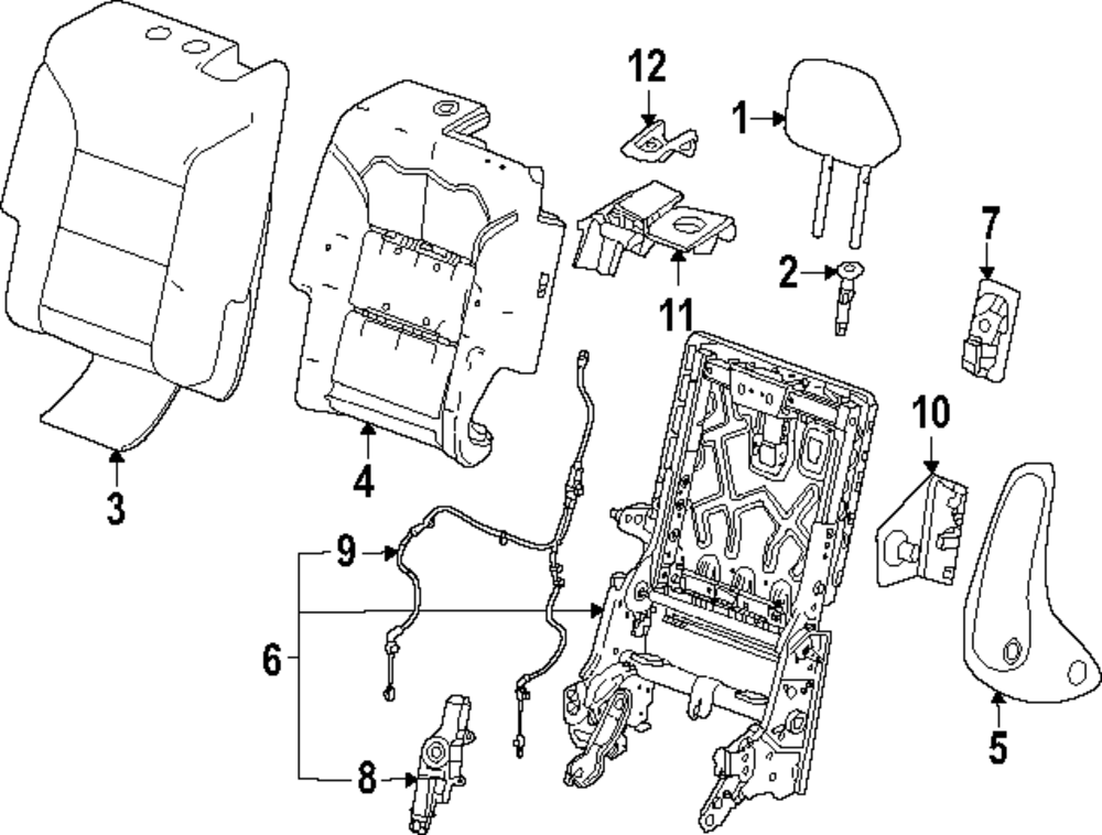 Headrest Guide - GM (26547371)
