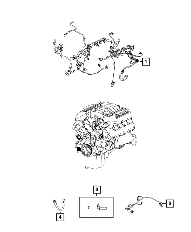 2019 Mopar Engine Wiring 05035561AC Mopar Estores